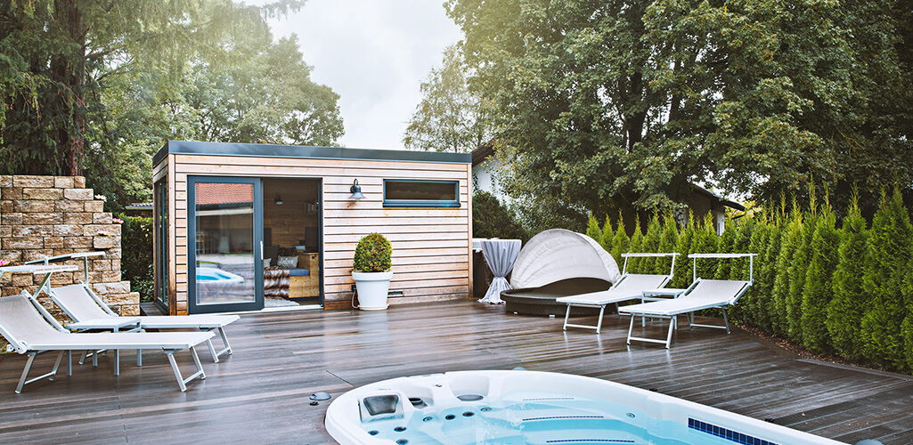 Aussensauna Beispiel Aussensauna Beispiel